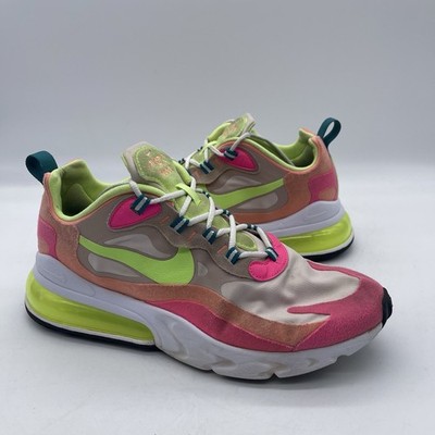 Nike Air Max 270 React DC1863-600 Women's Size 9.5 Running Shoes 'Pink Volt'