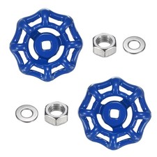 2 Set Outdoor Faucet Handle, 5x5mm Spigot Handle, Blue