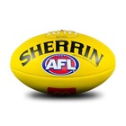 Sherrin AFL Replica Training Football, Yellow, Size 4
