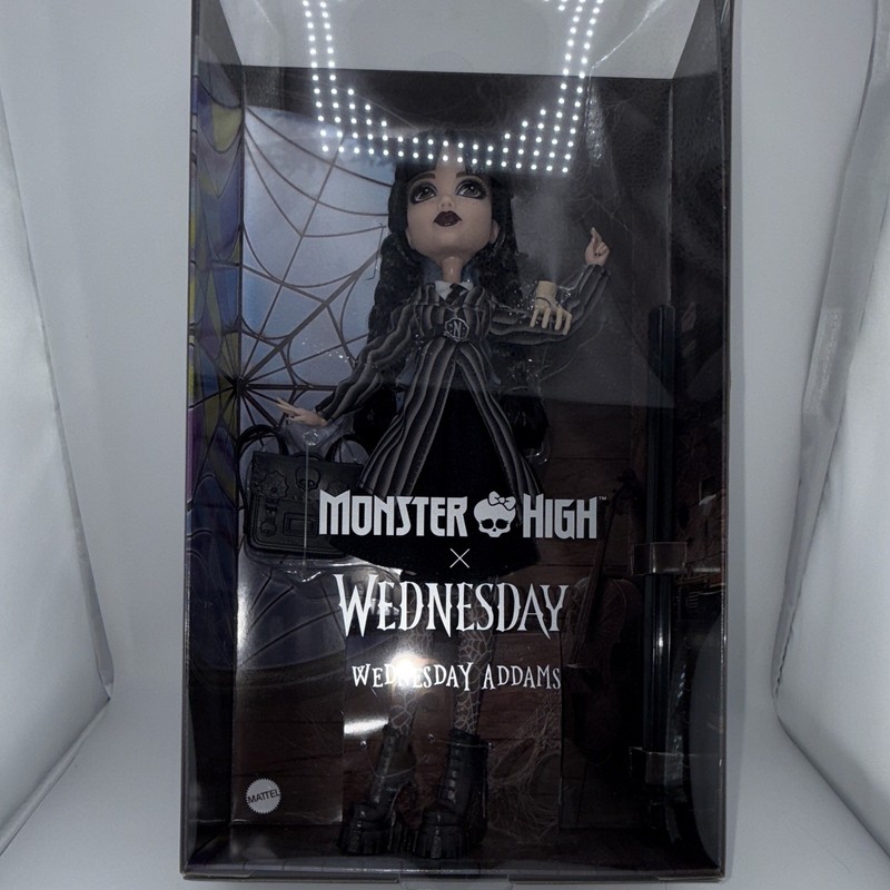 Mattel Monster High x Wednesday Wednesday Addams 12in Fashion Doll Collector
