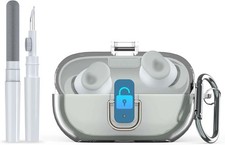  Upgrade Secure Lock for Beats Solo Buds 2024 Case Cover with Cleaner Kit, AGEN