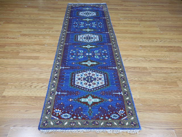 Bohemian Rug, Oushak Turkish Ushak Rug,Contemporary Design Rug 2.6x8.1 Ft