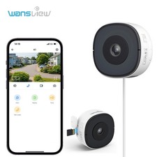 2PCSWansview WIFI Window Camera Indoor for Home Security Easy  Quick Install 2K
