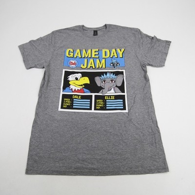 Long Island Nets Gildan Softstyle Short Sleeve Shirt Men's Gray New