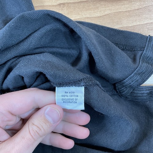 Polo Ralph Lauren Camisa Negra Manga Corta Bordada P Almohadillas para el Hombro XL ALTO - Imagen 16 de 17