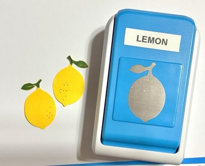 Creative Memories LABELED LEMON Decorative Punch NEW , No Box