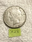 1925 LIBERTY PEACE SILVER DOLLAR VG CONDITION LOT #X28