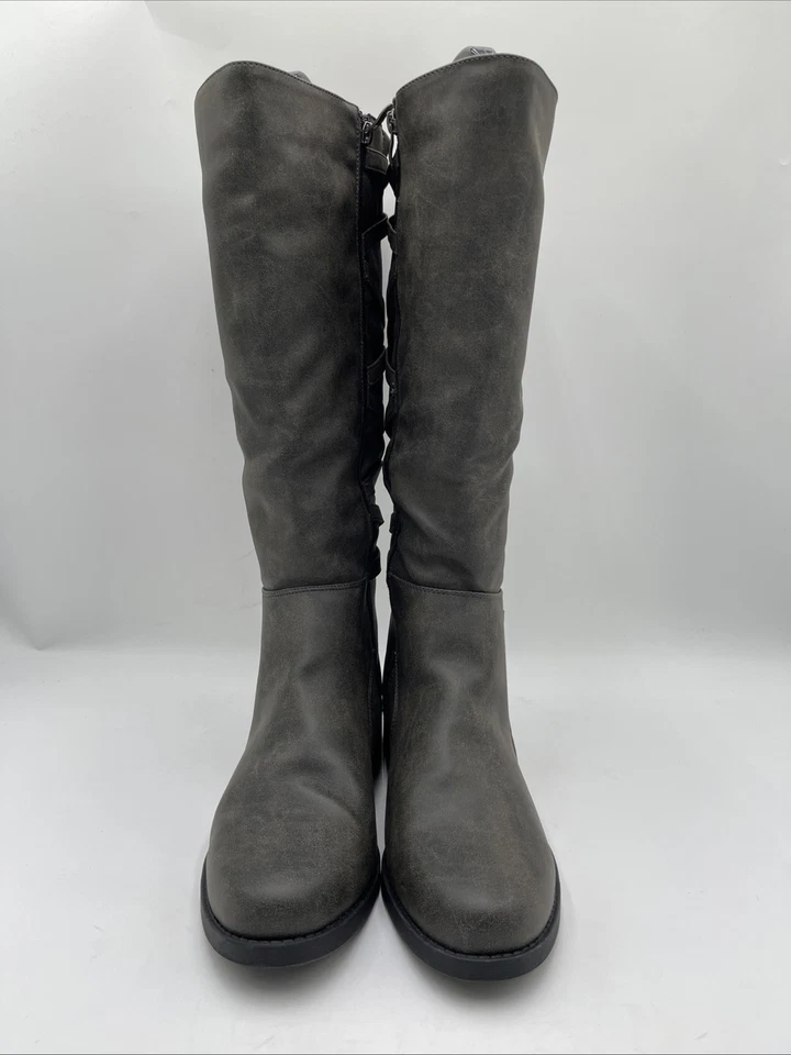 Botas Carly de pantorrilla extra anchas grises talla 11XWC Journee Collection nuevas sin caja Foto 2 de 4