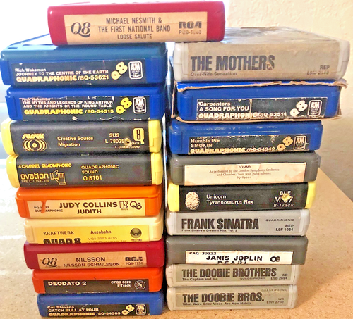Lot of Quadraphonic 8-Track Tapes - Mostly Rock/Pop | eBay