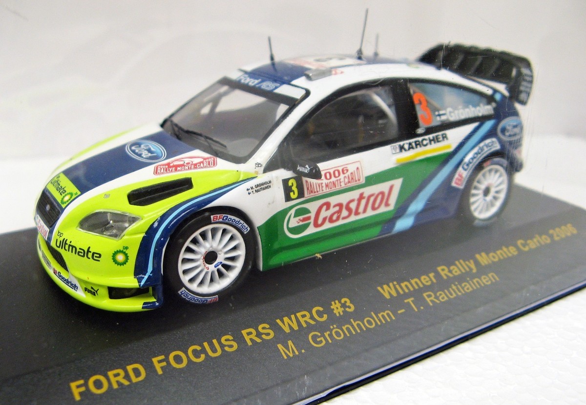 2006 Ford Focus RS WRC Winner Rally Monte Carlo M Gronholm 1/43