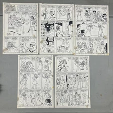 Original Art Mad About Millie #14 Full 5 Page Story Stan Goldberg Lee Marvel