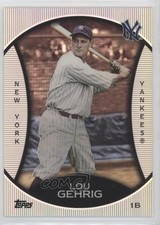 2010 Topps Wal-Mart Platinum Legends Chrome Cereal Lou Gehrig #PC20 HOF h8o