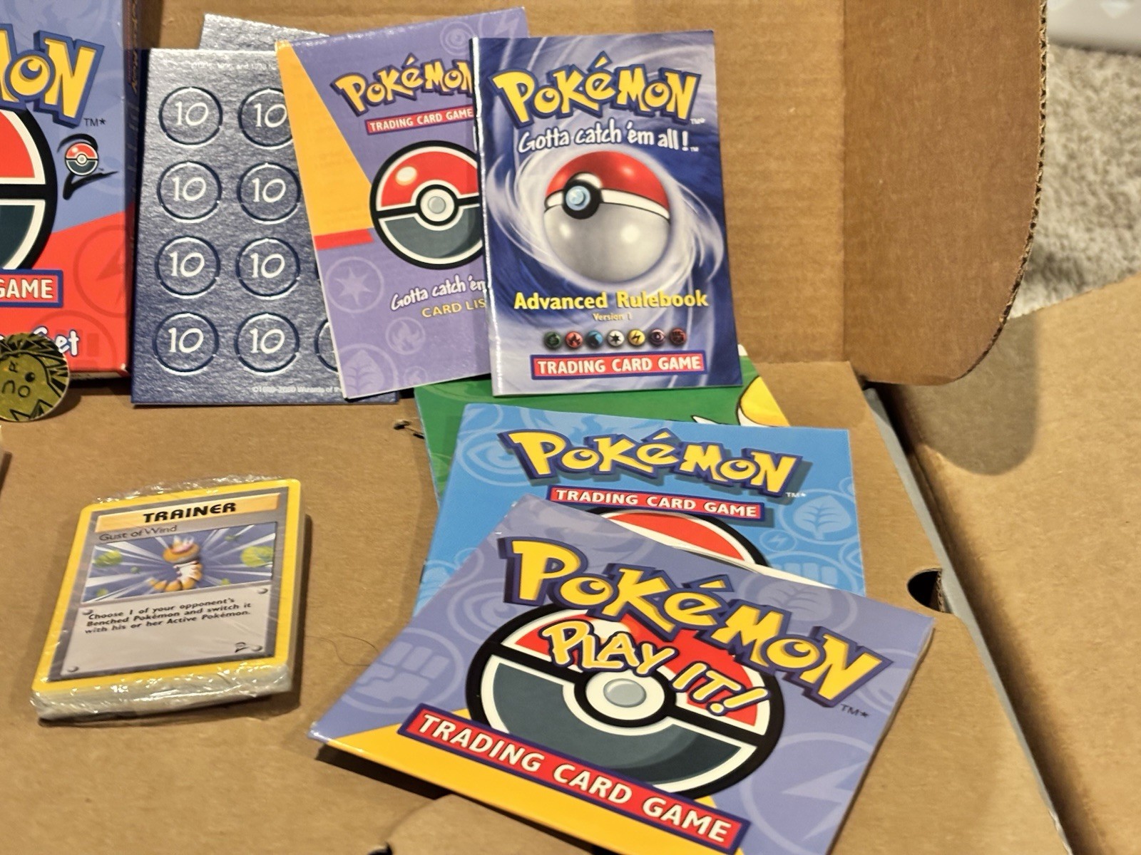 Pokemon Trading Card Game 2-Player CD ROM Starter Set Opened SEALED CARDS