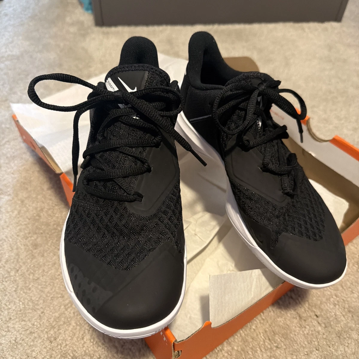 Nike Zoom Hyperspeed Court Men\'s‎ Basketball Shoes Black White US 8.5 Shoes Nike Hyperspeed Court | Basket-Center main image 2
