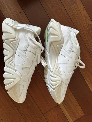 Versace Squalo White Leather Sneakers Men s Size 43 EU