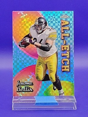 Jerome Bettis 2024 Topps Chrome X-Fractor All-Etch SP   Steelers