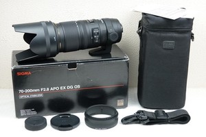 SIGMA 70-200mm f2.8 APO EX DG OS HSM ZOOM LENS - NIKON F FIT - BOXED