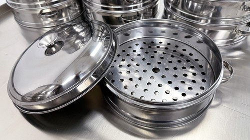 NEW 15 PCS DIM SUM BUN Steamer Commercial Electric 220V - Picture 4 of 7