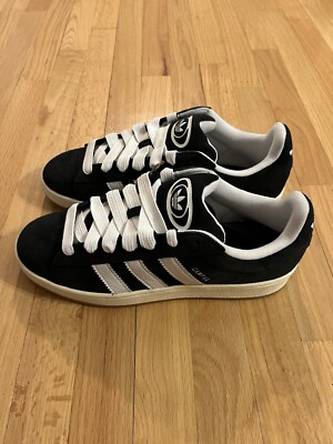 New Adidas Men s Size 11.5 Campus 00s Black & White & Gum Shoes HQ8708