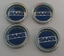 Saab Sonett 96 99 Soccer Ball Wheel Emblem Center Cap Set Of 4 New