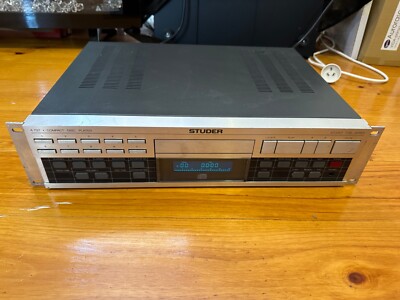 Studer Model A727 Compact Disc Player Working, beautiful Studer sound.