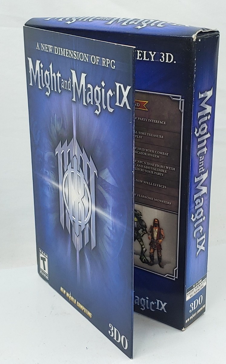 New! Might and Magic IX 9 (3DO, 2002) PC Game Sealed