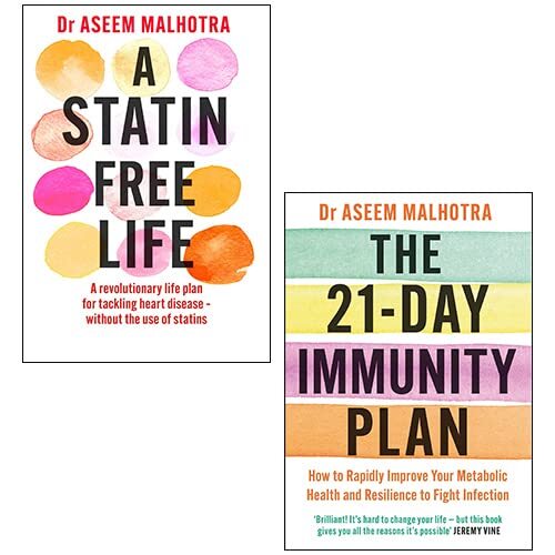 Yellow Kite Yellow Dr Aseem Malhotra Collection 2 Books Set - The 21-Day Immunity Plan & A Statin-Free Life - Paperback - Health & Lifestyle Medicine Guides - Image 8