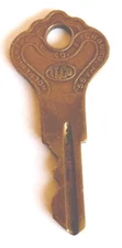 Vintage Key ilco PK597 Fitchburg Mass Appx 1-3/4" Locks