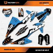 Blue Orange Racing Graphics Kit fits KTM 19-22 SX SXF XC XCF 125 150 250 350 450
