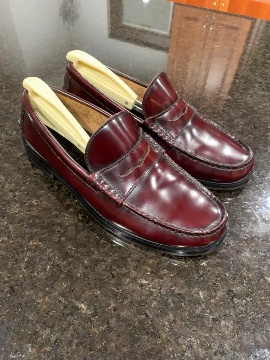 Bostonian Cordovan #8 Penny Loafer Made In Spain US8 Uk7 alden