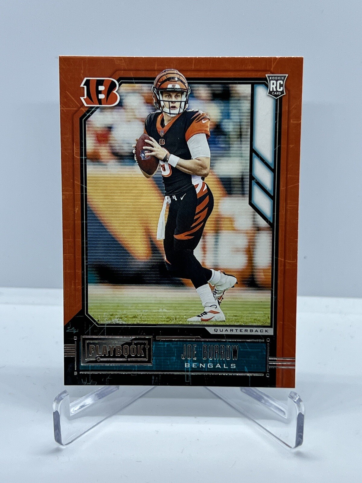 2020 Panini Playbook Joe Burrow #101 Rookie Card RC BENGALS