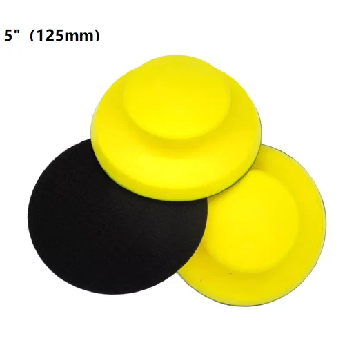 1" - 5" Foam Hand Sanding Block Sanding Polishing Backing Disc Pad Hook & Loop - Picture 19 of 19