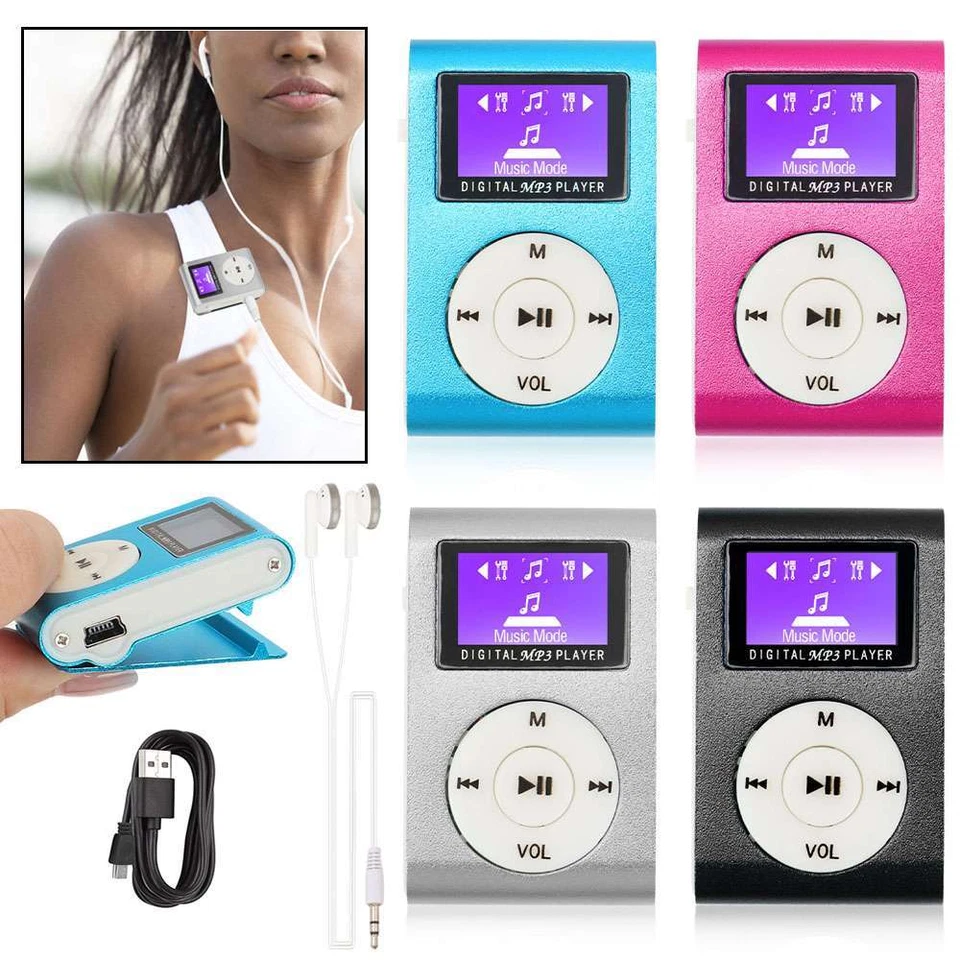 Mini Reproductor de MP3 Clip Portátil Correr Deportes Música Reproducir Soporte Tarjeta Micro SD LO ÚLTIMO Foto 4 de 4