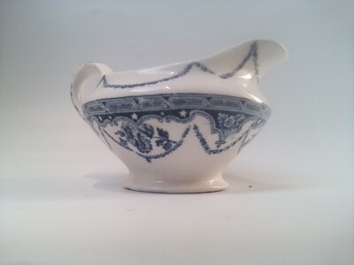 Blau Weiß Krug Britannia Pottery Glasgow Sahnekännchen 14 cm