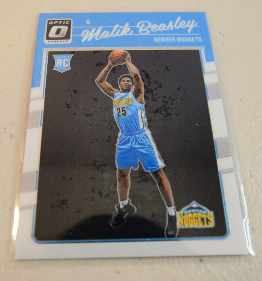 2016 Donruss Optic #166 Malik Beasley Rc Rookie Denver Nuggets