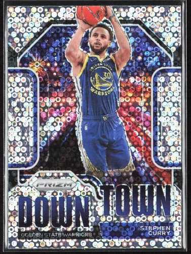 2020-21 Panini Prizm Stephen Curry Downtown Bound Fast Break Disco #9 Warriors