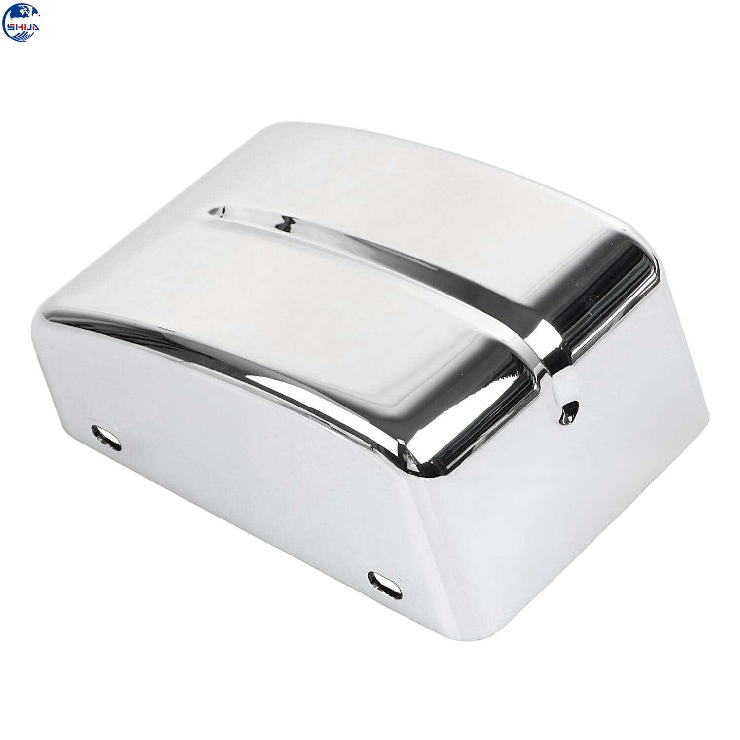 Chrome Left Right Battery Side Fairing Cover For Harley Dyna Low Rider 2006-2017