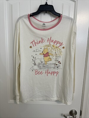 Disney Parks Winnie the Pooh Long Sleeve Shirt Women's Large