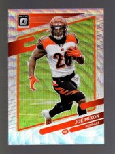 2021 OPTIC PREMIUM BOX SET WAVE PRIZM #135 JOE MIXON /299 BENGALS QTY