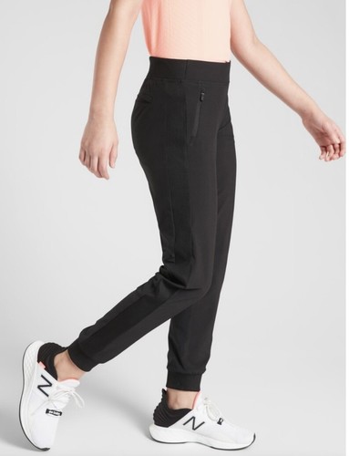 Athleta Girl Get Up And Go Jogger Size XL 14 Athletic Pants Black See Photos - Picture 3 of 13