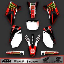 Graphics decal kit for Yamaha YZ250F YZ450F - 2003 2004 MX graphics kit