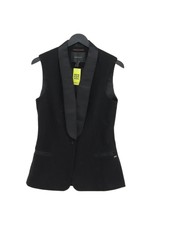 Maison Scotch Women's Coat Chest: 32 In Black 100% Other Overcoat