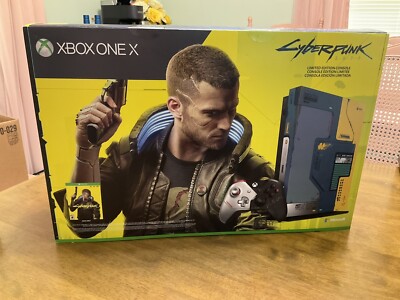 Microsoft Xbox One X Cyberpunk 2077 Limited Edition Console Bundle