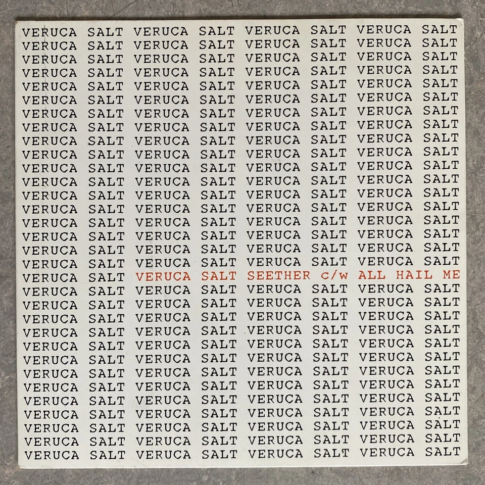 Veruca Salt Seether 7" Orange Vinyl Single Record FRET003S A1/B1 First Pressing Foto 2 de 4