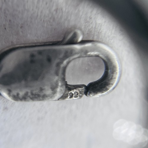 Gargantilla colgante Duffy marrón azul mal de ojo plata de ley 925 con cuentas de semillas - Imagen 8 de 8