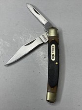 Navaja de bolsillo plegable Schrade Old Timer 33OT Middleman 2 hojas Jack