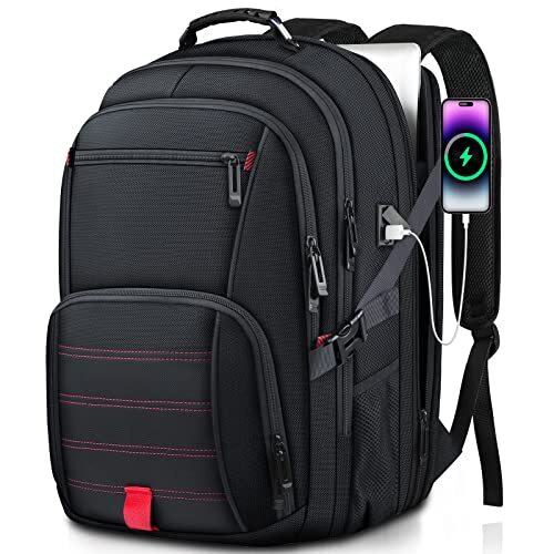 50L Extra Large Travel Laptop Backpack for Men - Big Durable Carry-On-image