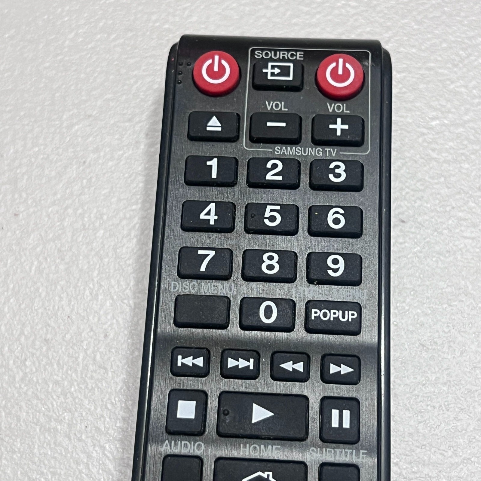Samsung AK59-001149A TV Remote Control Black Long Rectangular Wireless