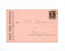 Letter Anton Ising Gelchsheim Mixed Products Engros Store Firmenbrief