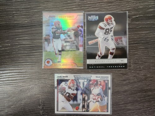 19 card lot CLEVELAND BROWNS NFL CARDS Auto, Jersey, #d Dean Perry, Morgan, Dav - Picture 4 of 6